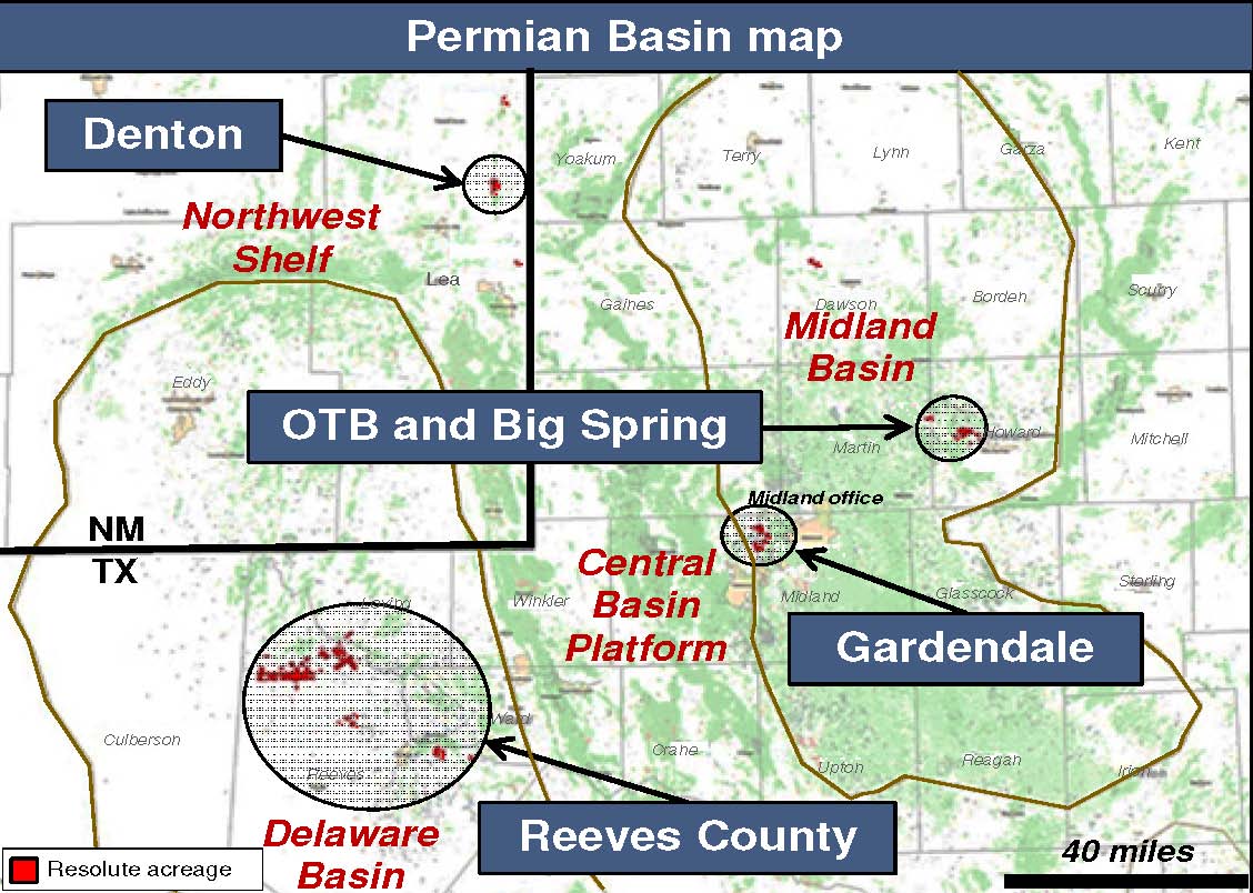 Resolute Energy Boosts Production Rates, Focused on Permian Oil in 2014