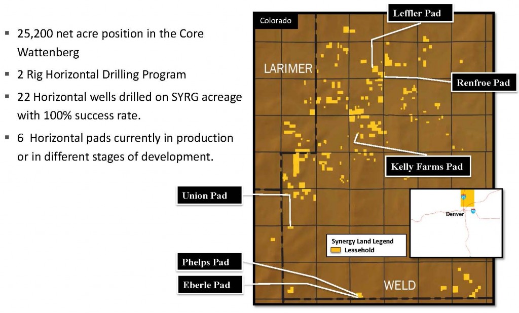 Synergy Resources VP Jon Kruljac Comments on SYRG’s Downspacing Program in the Wattenberg