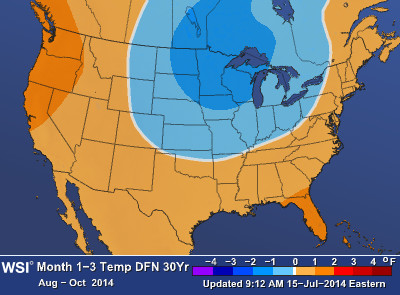 Natural Gas Inventory to Recover with Cooler Summer: Weather Services International