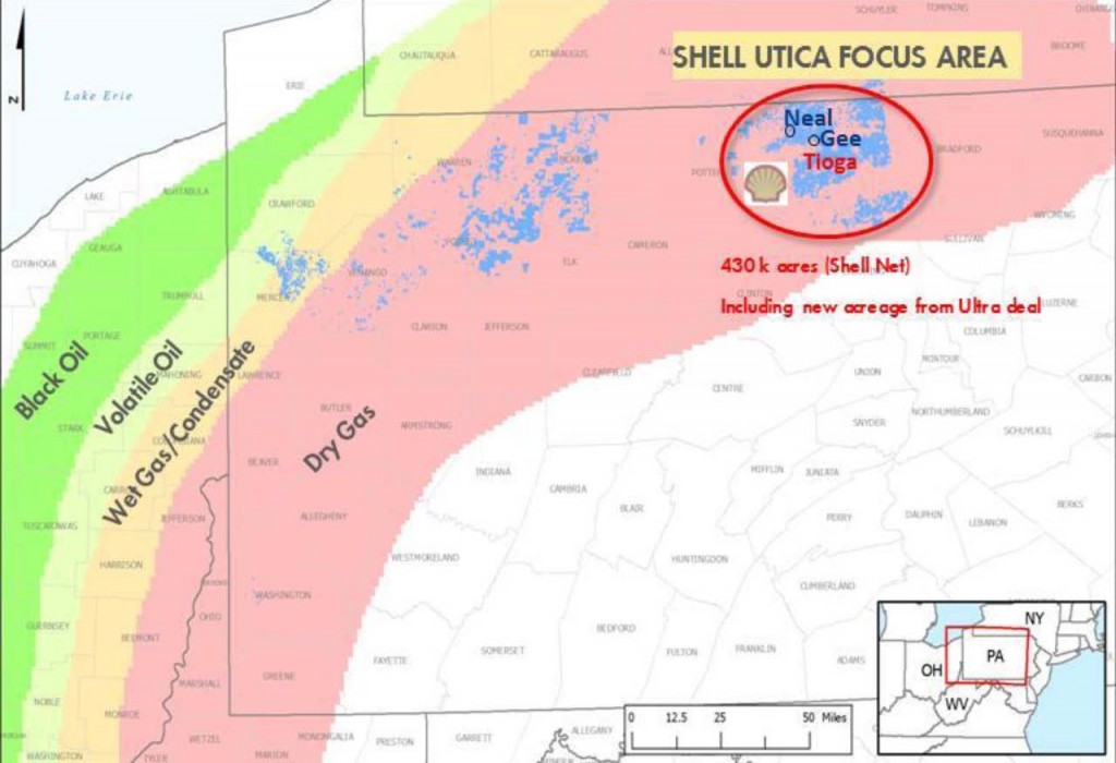 Royal Dutch Shell Touts Utica Discovery Near New York