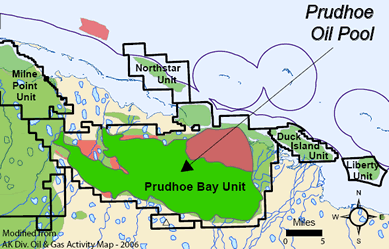 oil prudhoe bay map governor alaska gas drill