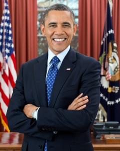 President Obama executive power portrait of President Barack Obama