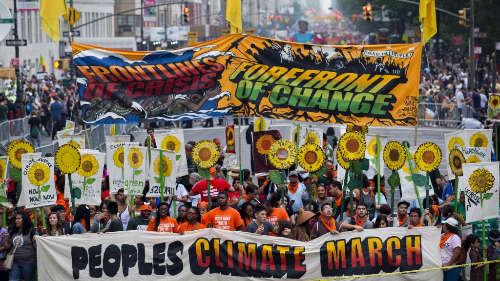 Climate Change Protestors