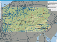 Pennsylvania Natural Gas Infrastructure. Source: EIA