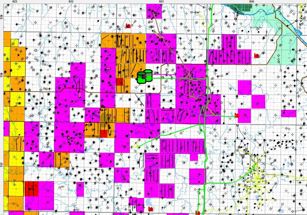 Wayne Facility Surrounded by Drilling Locations - Manitok Energy