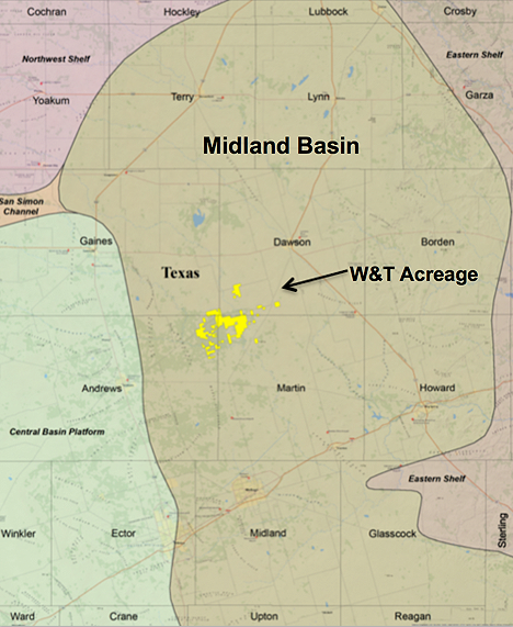 W&T Offshore Permian Acreage W&T Offshore Permian Position