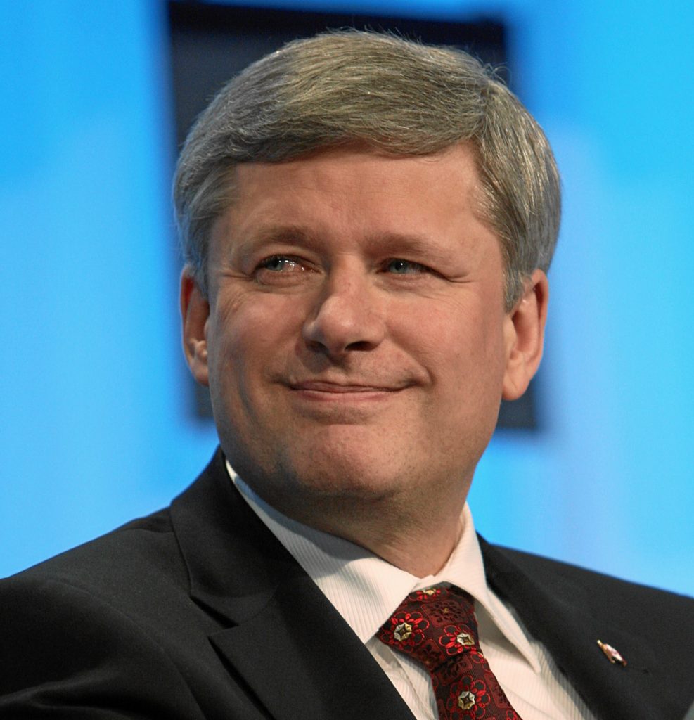 Former Canadian Prime Minister Stephen Harper 