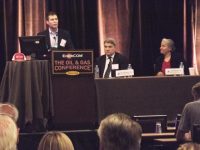 Colorado School of Mines panel - The Next Stage in Shale Technologies panel at EnerCom's 2016 The Oil & Gas Conference (left to right): Mike Vincent, Will Fleckenstein, Ph.D., Jennifer Miskimins, Ph.D.