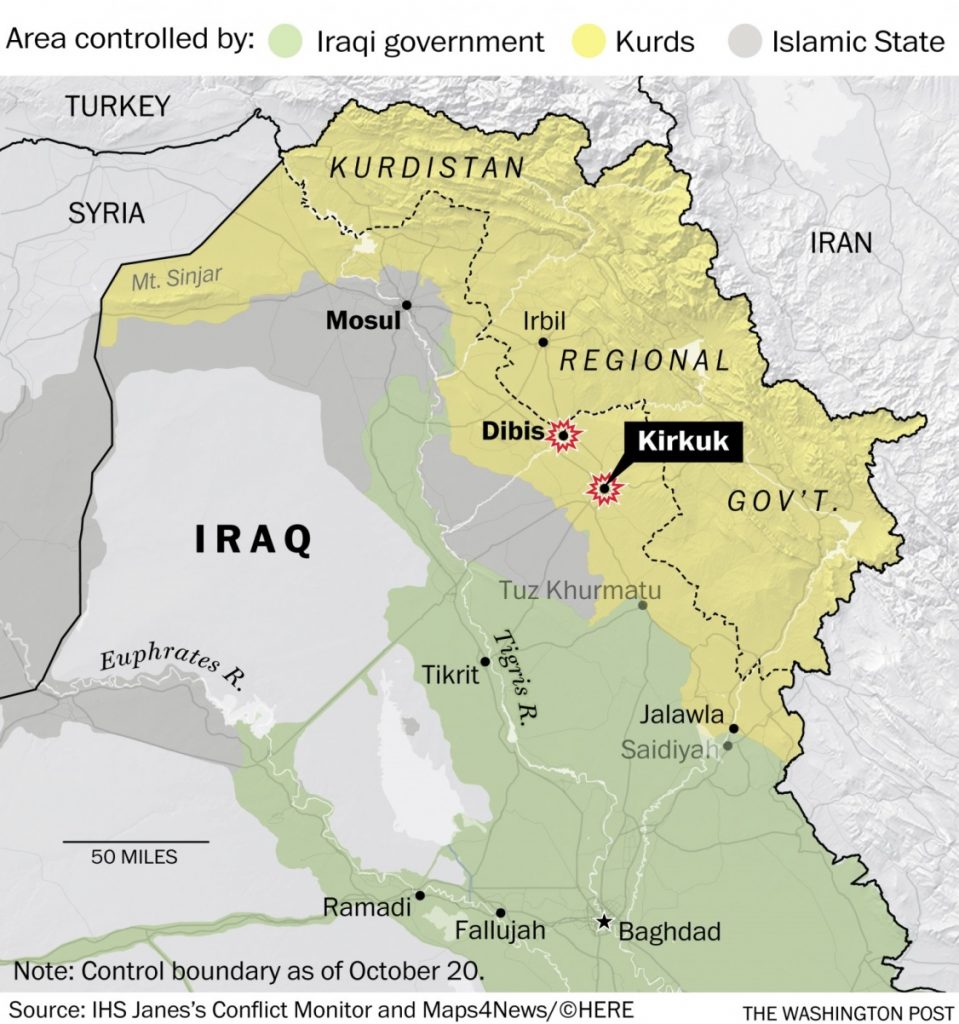 ISIS Forces Attack Oil-Rich Kirkuk