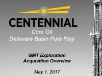 No Slowing the Permian Land Grab: Centennial Resource Development Enters the Northern Delaware