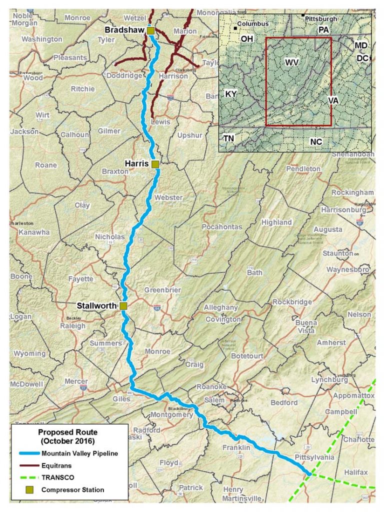 More Marcellus Takeaway Inches Closer: FERC Releases Mountain Valley Pipeline EIS