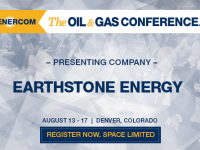 EnerCom’s 2017 Conference Day Two Breakout Notes: Earthstone Energy