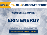 EnerCom’s 2017 Conference Day Three Breakout Notes: Erin Energy