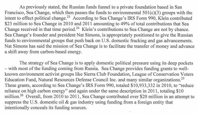 Russian Capital is Funding Anti-Shale Enviro Groups in U.S.: House Committee Chairmen Russian Capital is Funding Anti-Shale Enviro Groups in U.S.: House Committee Chairmen