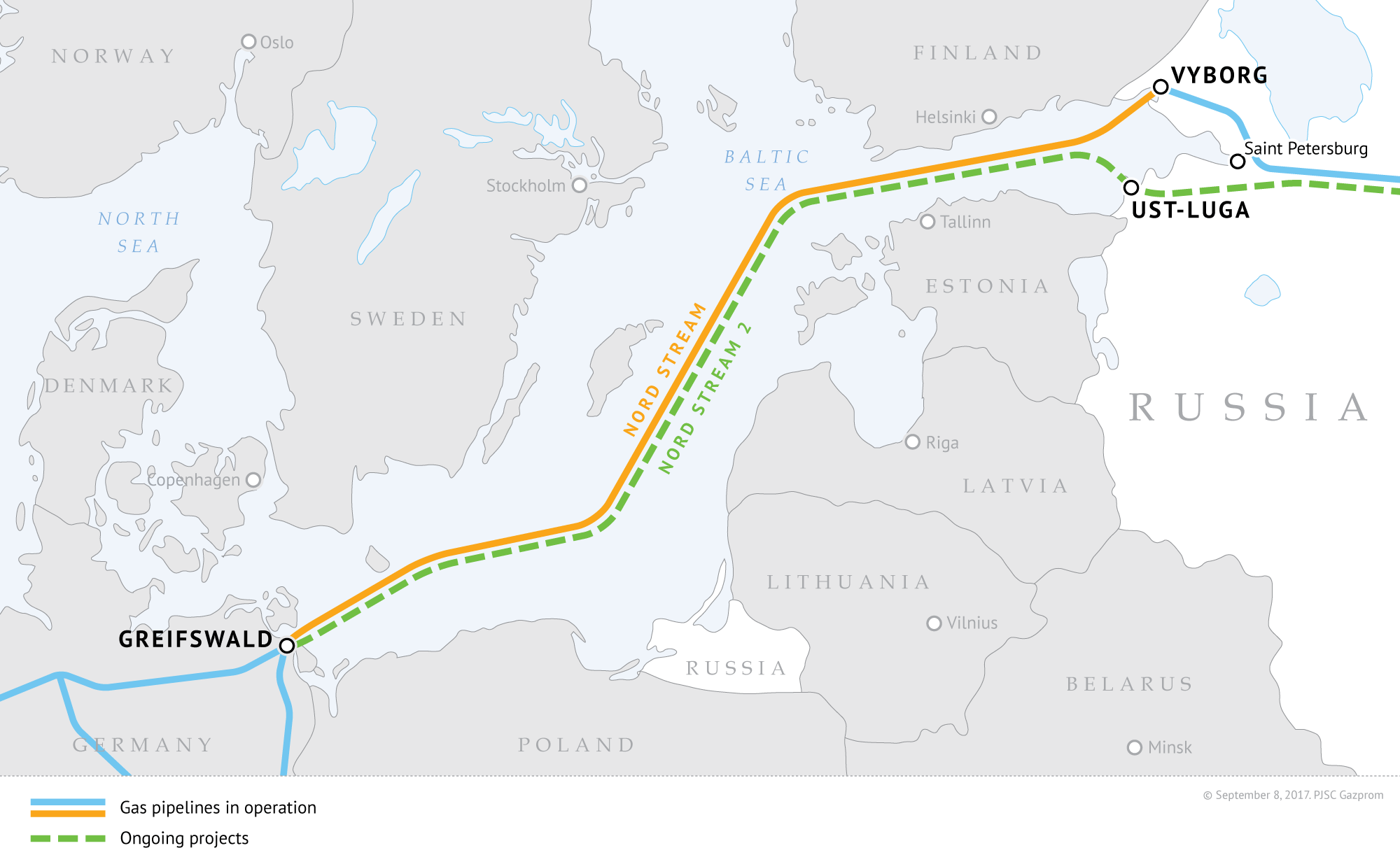Nord Stream Gas Pipeline Sends 51 Bcm to EU Nord Stream Gas Pipeline Sends 51 Bcm to EU