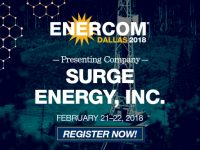 Surge Energy Presenting at EnerCom Dallas Feb. 21-22, 2018