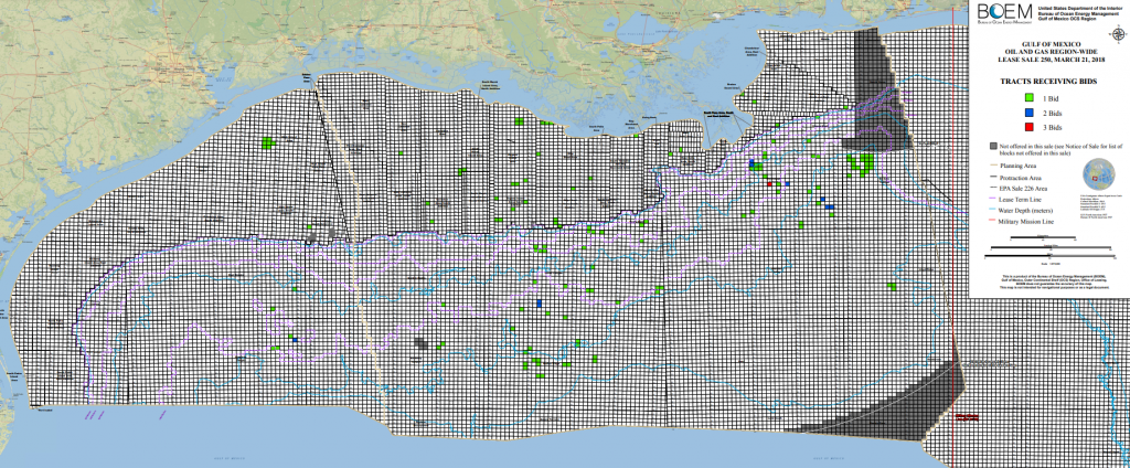 Largest-Ever U.S. Gulf of Mexico Offshore Sale Earns Only $125 Million