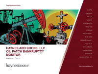 E&P Bankruptcy Filings Down 67% in 2017: Haynes and Boone