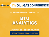 Research Firm BTU Analytics to Present at The Oil and Gas Conference