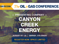 Presenting Companies at The Oil and Gas Conference: Canyon Creek Energy