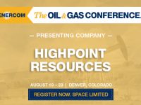 The Oil and Gas Conference Presenting Companies: HighPoint Resources Corporation
