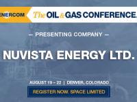 Nuvista Energy Presenting at The Oil and Gas Conference