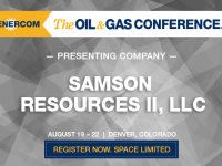 Presenting Companies at The Oil and Gas Conference: Samson Resources II
