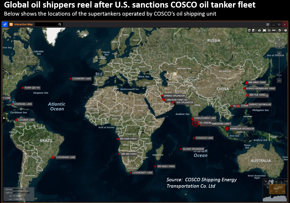 Oil shipping rates soar as U.S. supertanker sanctions rattle crude trade - oil and gas 360