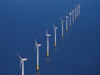 FILE PHOTO: General view of the Walney Extension offshore wind farm operated by Orsted off the coast of Blackpool, Britain September 5, 2018. REUTERS/Phil Noble/File Photo