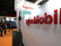 FILE PHOTO: A logo of the Exxon Mobil Corp is seen at the Rio Oil and Gas Expo and Conference in Rio de Janeiro, Brazil September 24, 2018. REUTERS/Sergio Moraes/File Photo