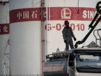 A man working in a filling station of Sinopec, China Petroleum and Chemical Corporation, in Shanghai, China, on March 22, 2018.
Johannes EIsele | AFP | Getty Images