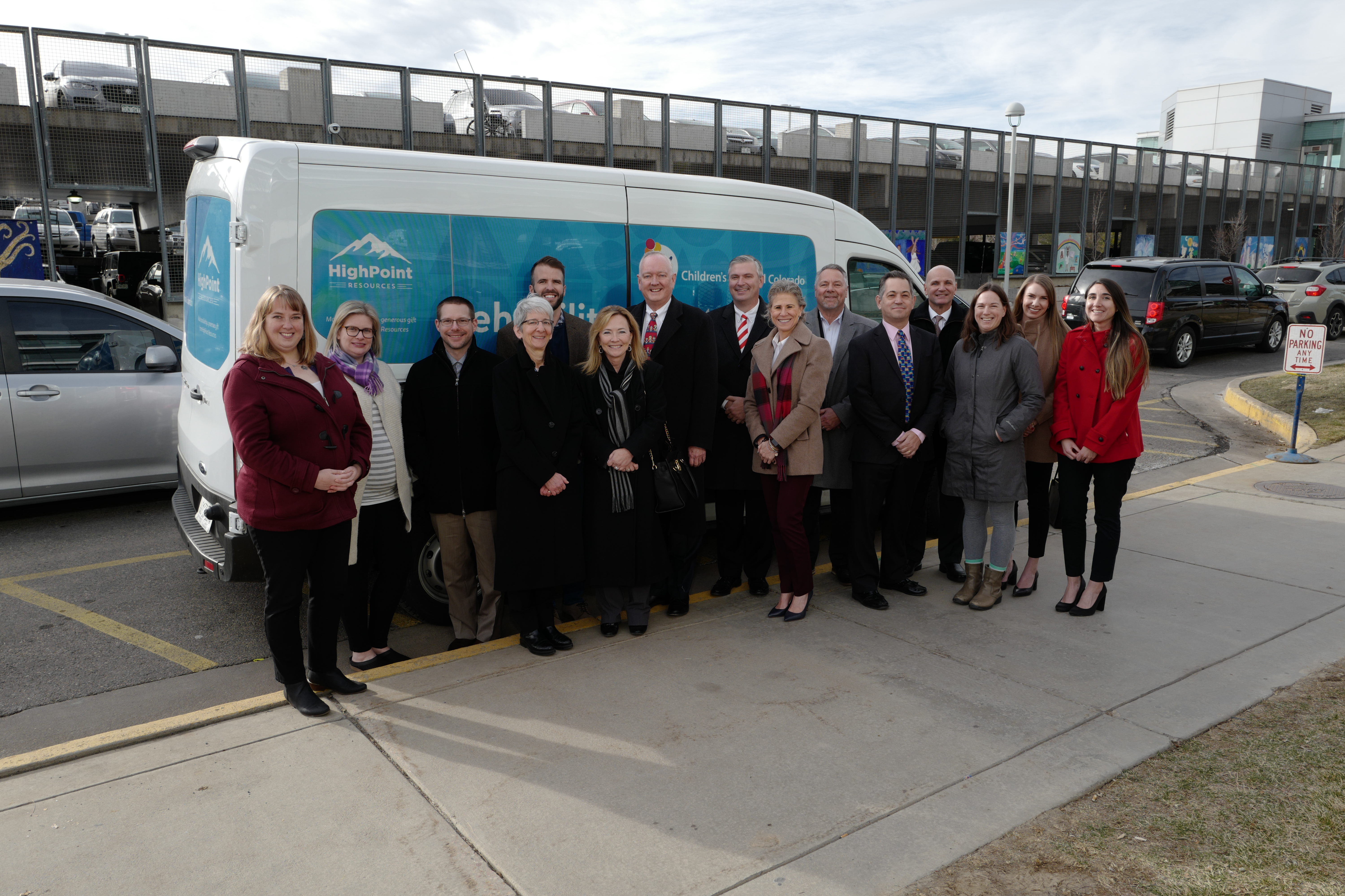 HighPoint Resources supports Children’s Hospital Colorado with donation of custom handicap accessible van- oil and gas 360