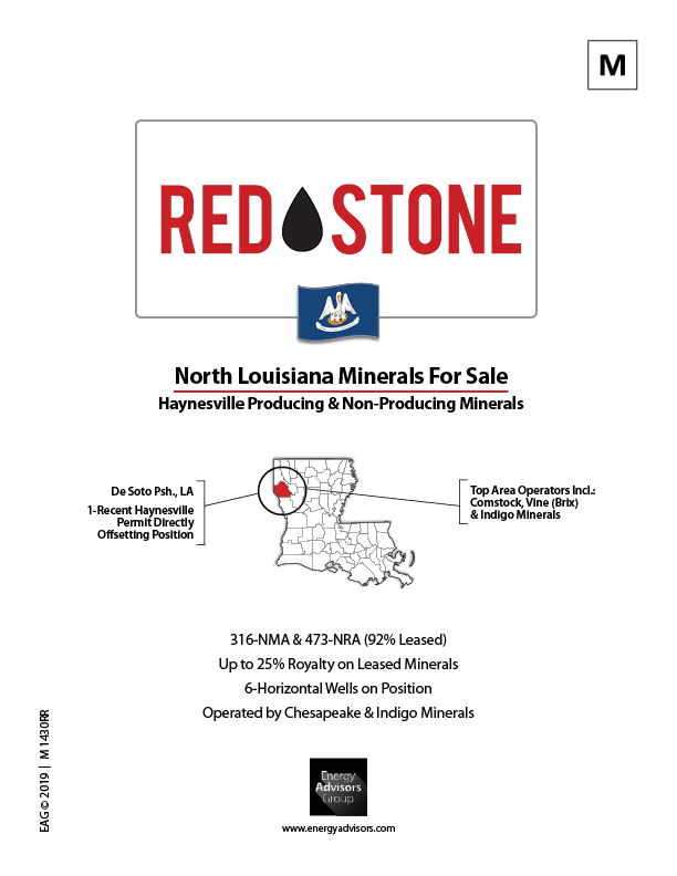 North Louisiana Minerals For Sale - Energy Advisors Group