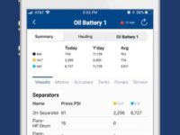 Oilfield Fluid Management Mobile App for iOS Devices