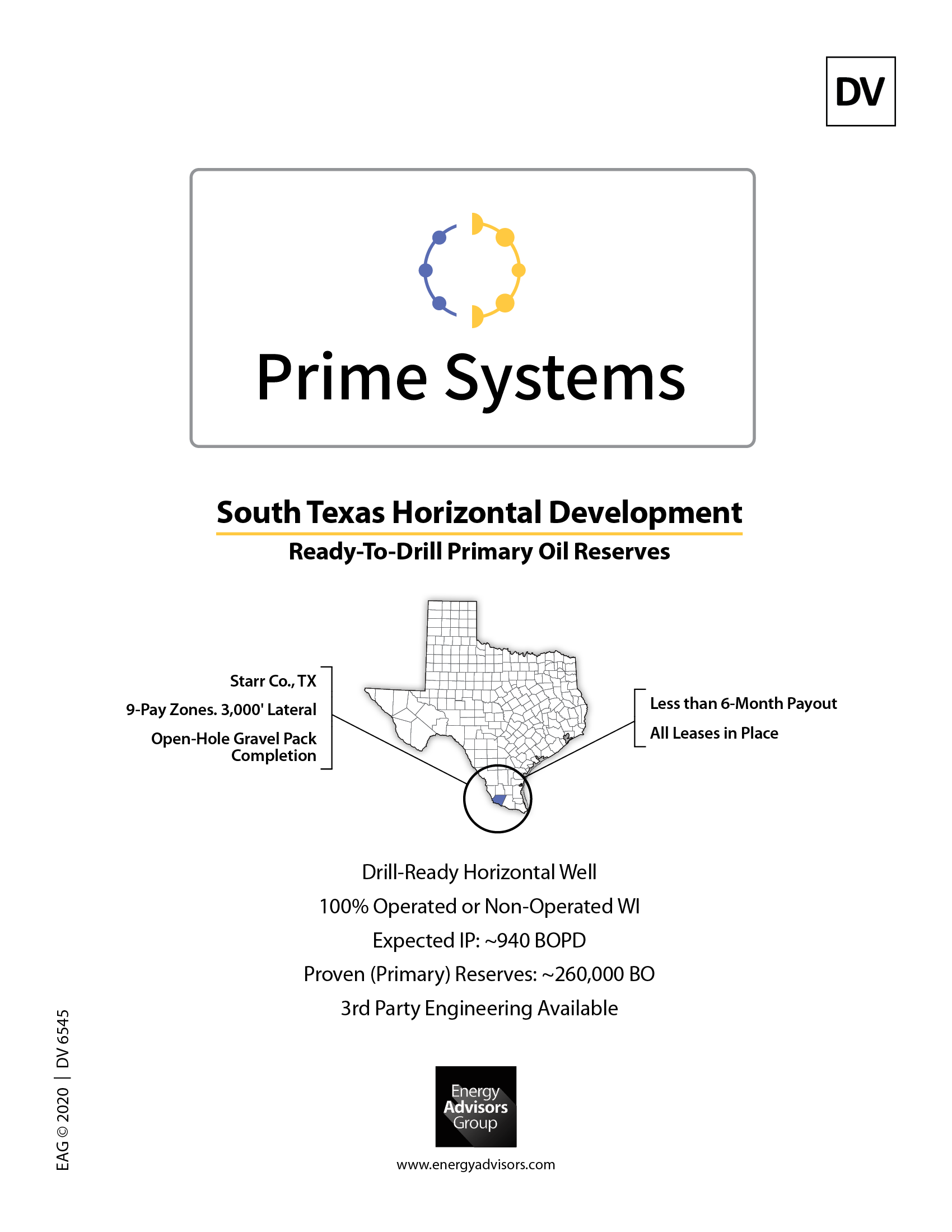 Drill-Ready Primary Oil Reserves