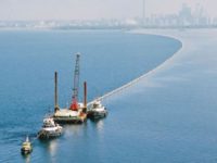 Nine miles of high-density polyethylene pipe cold water from the bottom of Lake Ontario, cooling buildings in downtown Toronto.