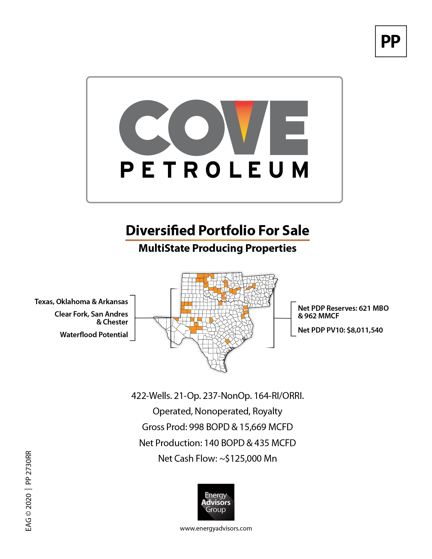 MultiState Producing Property Sale Package - Energy Advisors Group