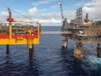 Malampaya with depletion compression platform and bridge; Source: Shell