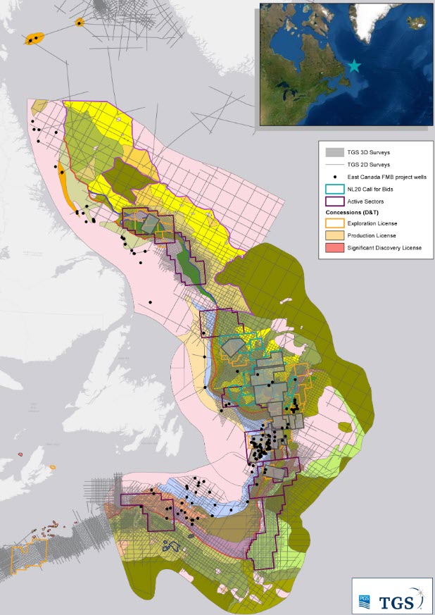 TGS Announces Completion of the East Coast Canada Facies Map Browser and Play Fairway Analysis - oilandgas360