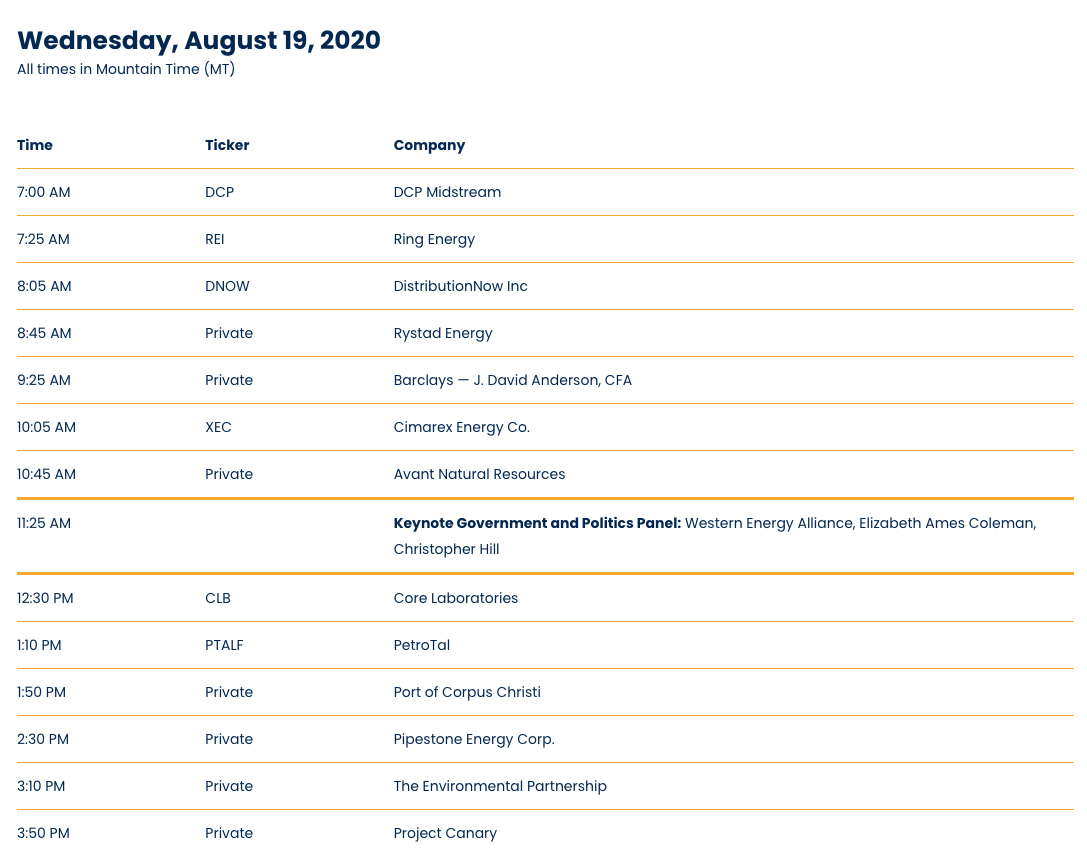 EnerCom's The Oil & Gas Conference Schedule: Goodrich Petroleum & Spartan Delta Presenting- oil and gas 360