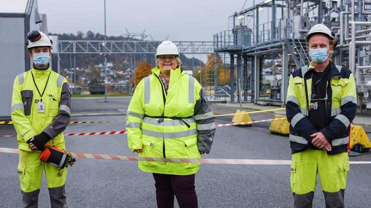 Norway's Prime Minister Erna Solberg opens the world’s largest test facility for CO2 transport - very cool -oilandgas360