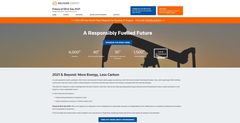 2021 & Beyond: More Energy, Less Carbon- oil and gas 360