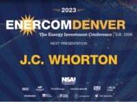 Exclusive: Author J.C. Whorton Wednesday lunch keynote speaker at the 2023 EnerCom Denver-The Energy Investment Conference