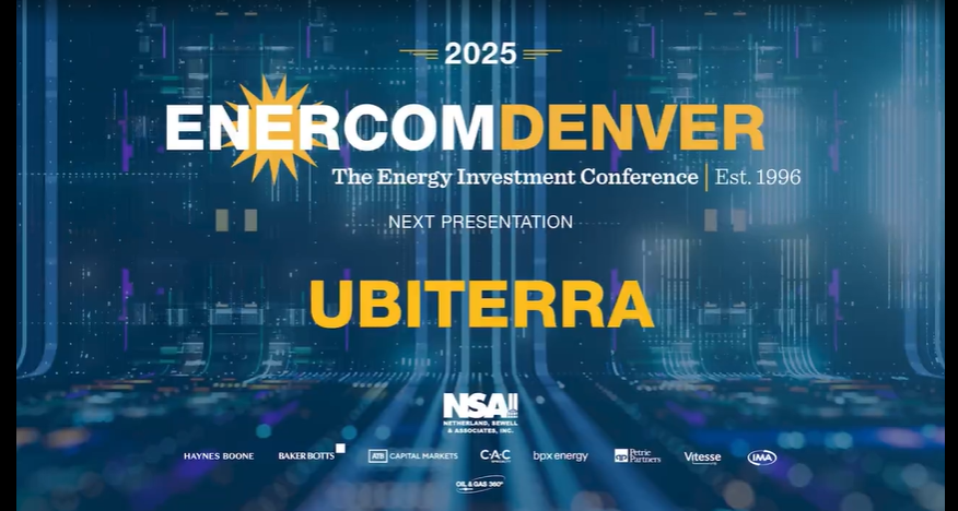 Exclusive: Ubiterra at EnerCom Denver - The Energy Investment Conference 2025- oil and gas 360