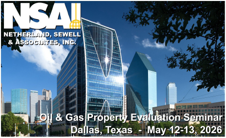 Netherland, Sewell, & Associates Announces its Oil & Gas Property Evaluation Seminar, Dallas, Texas, May 12-13, 2026- oil and gas 360