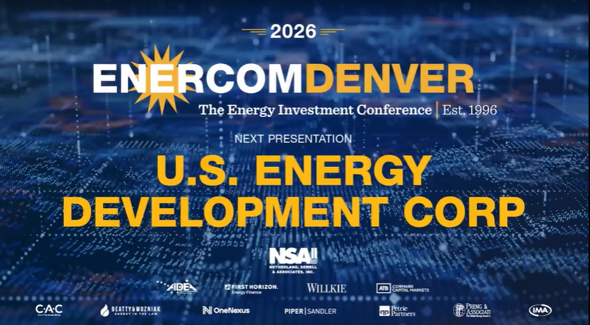 Exclusive: U.S. Energy Development Corporation at EnerCom Denver - The Energy Investment Conference 2026- oil and gas 360